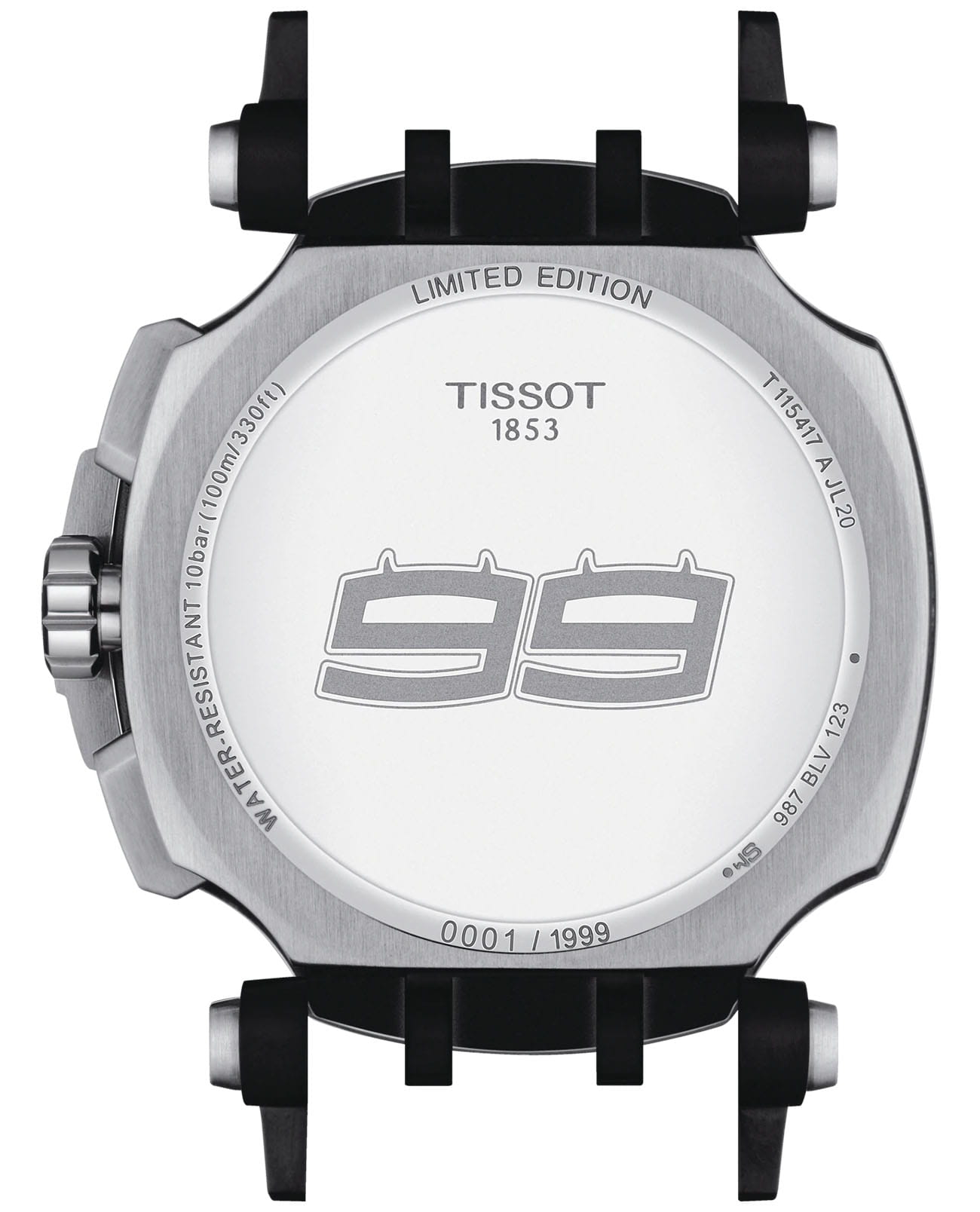 Tissot Tissot T-Race Jorge Lorenzo 2020 T115.417.27.057.02 швейцария наручные мужские часы заводная головка с логотипом Tissot